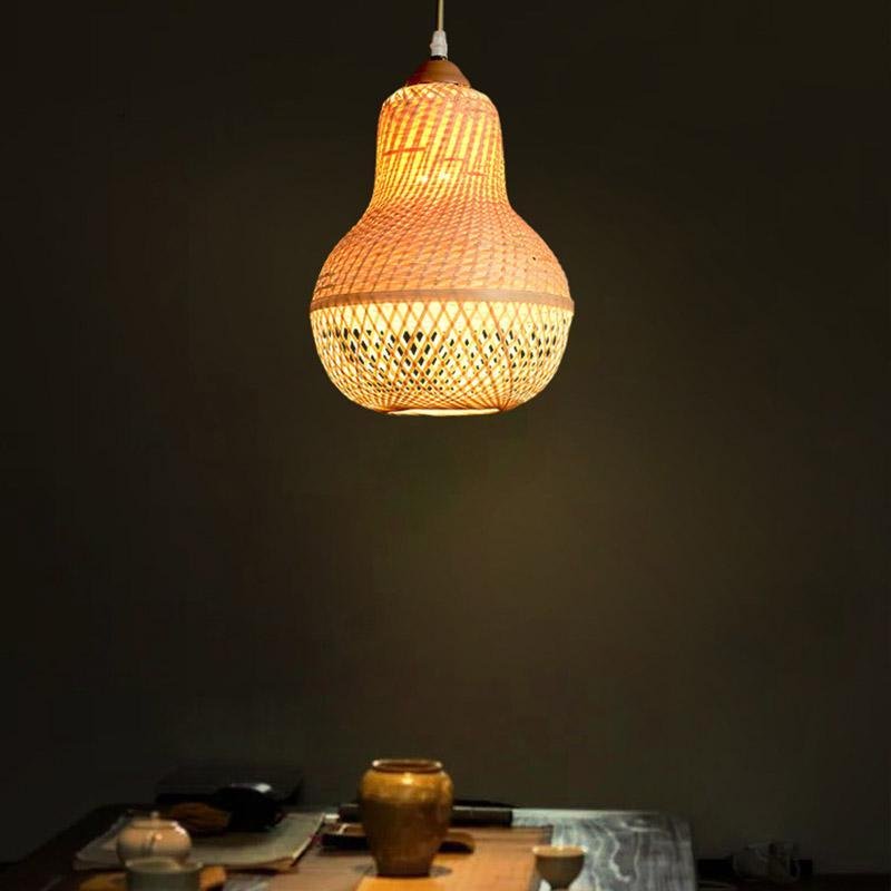 Peach Inspired Burlywood Colored Pendant Light for Living Room Unique Ceiling Light