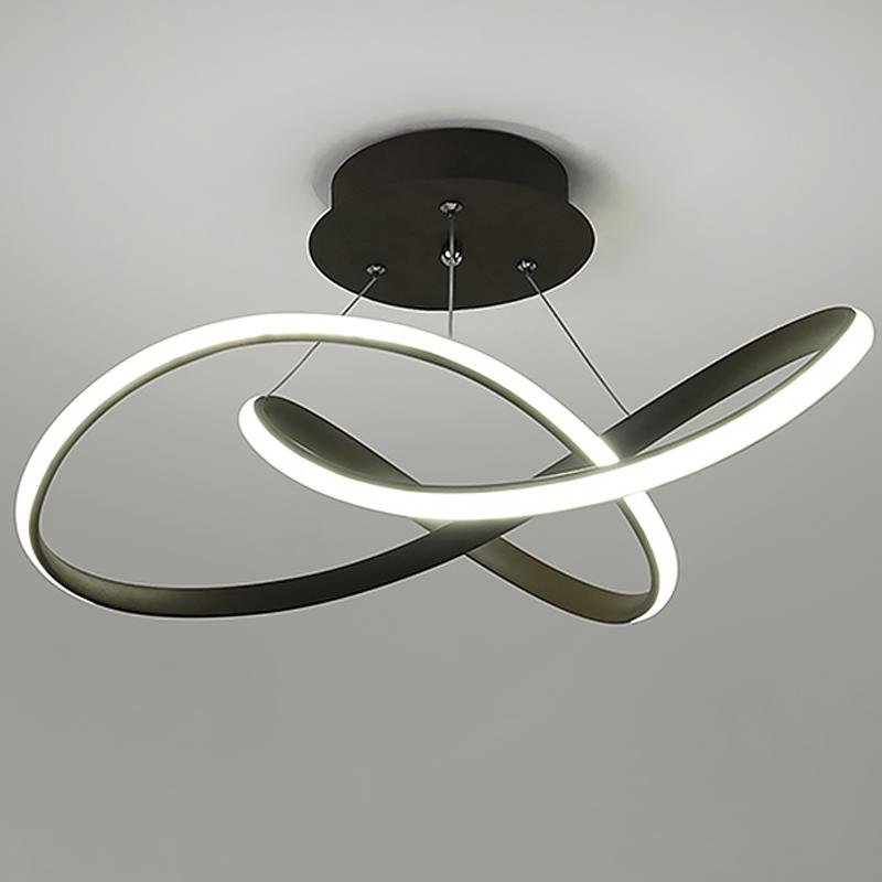 20'' LED Ribbon Modern Flush Mount Ceiling Lights for Living Room