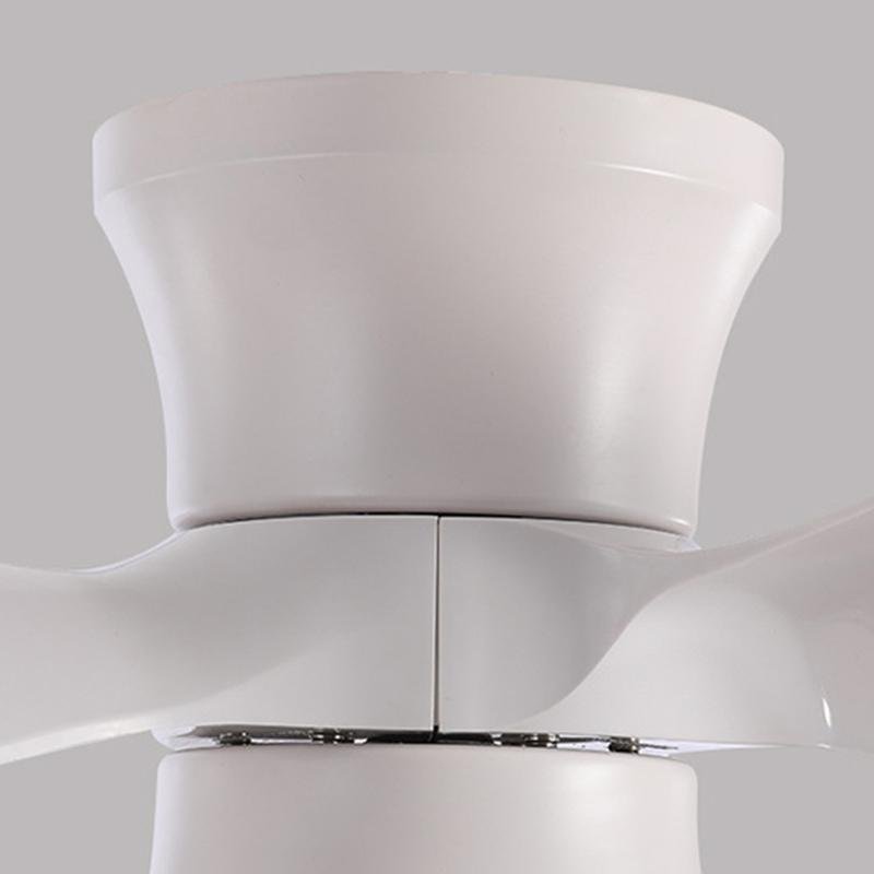 3-Curved Blade Small Ceiling Fan with LED Light