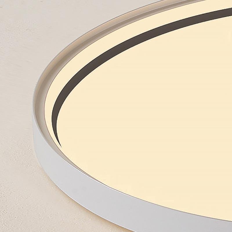 16'' Single LED Acrylic Circle Flush Mount Modern Lighting with Edge