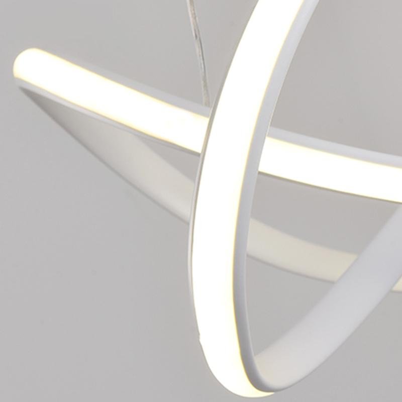 20'' LED Ribbon Modern Flush Mount Ceiling Lights for Living Room