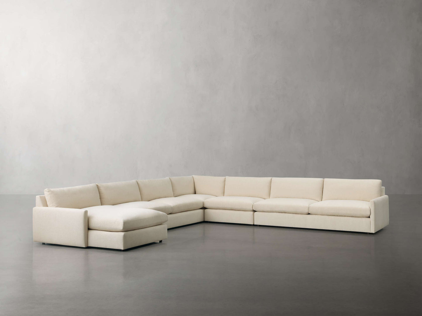 Kipton Five-Piece Chaise Sectional