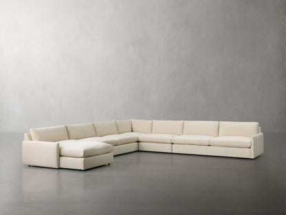 Kipton Five-Piece Chaise Sectional