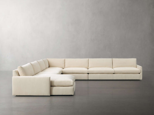 Kipton Five-Piece Chaise Sectional