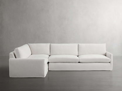 Kipton Slipcovered Two-Piece Sectional