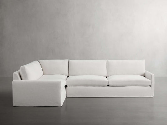 Kipton Slipcovered Two-Piece Sectional