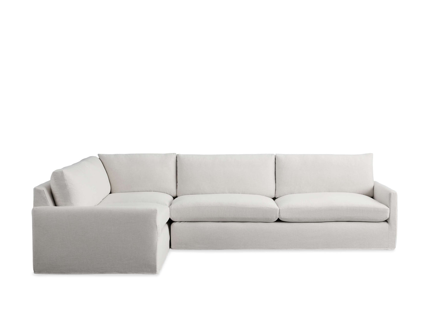 Kipton Slipcovered Two-Piece Sectional