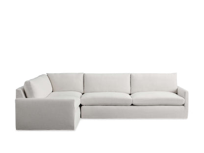 Kipton Slipcovered Two-Piece Sectional