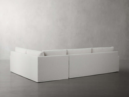 Kipton Slipcovered Two-Piece Sectional