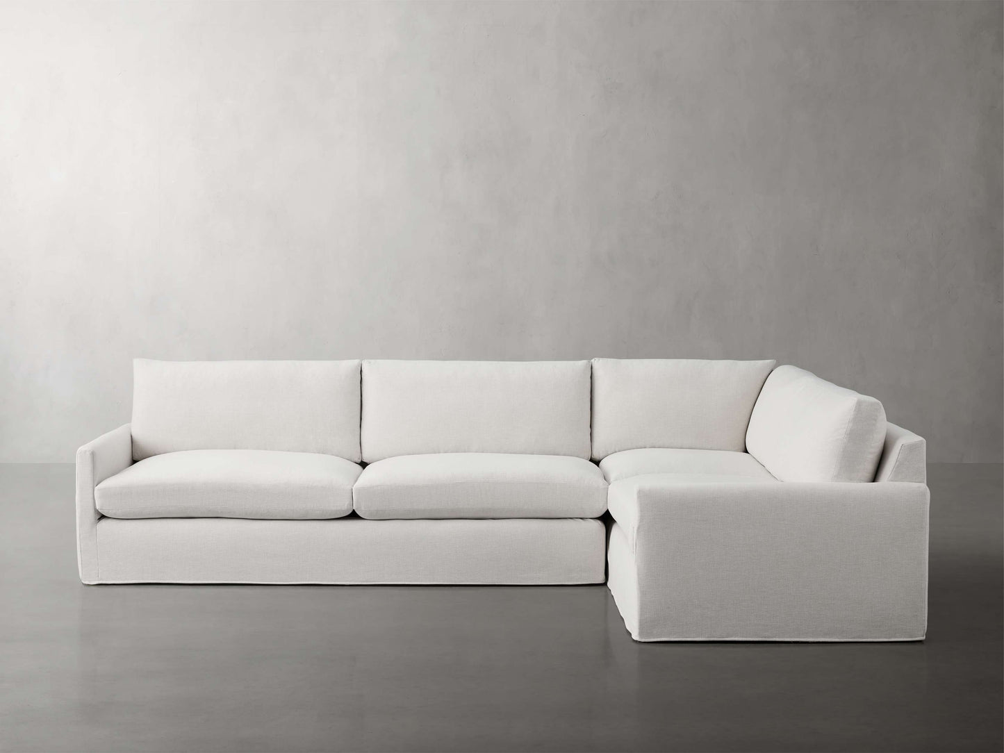 Kipton Slipcovered Two-Piece Sectional