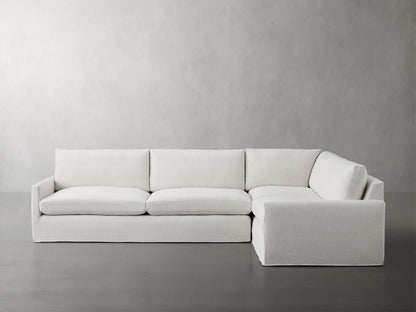 Kipton Slipcovered Two-Piece Sectional