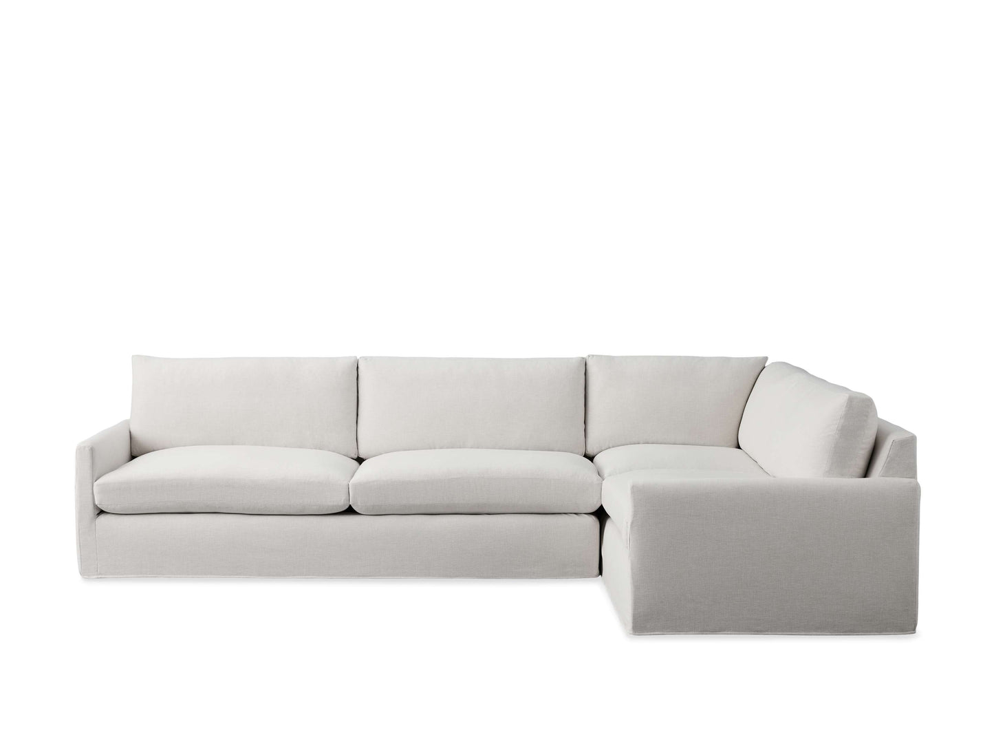 Kipton Slipcovered Two-Piece Sectional