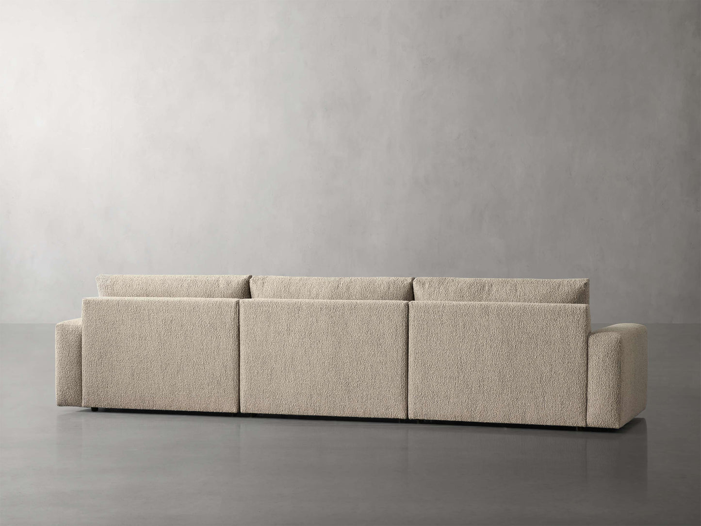 Kipton Wide Arm Three-Piece Modular Sofa
