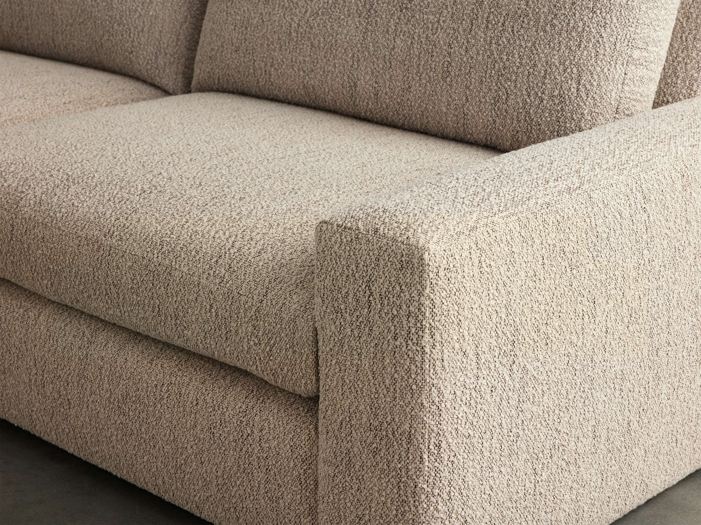 Kipton Wide Arm Three-Piece Modular Sofa