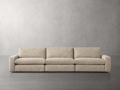 Kipton Wide Arm Three-Piece Modular Sofa