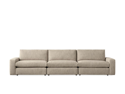 Kipton Wide Arm Three-Piece Modular Sofa