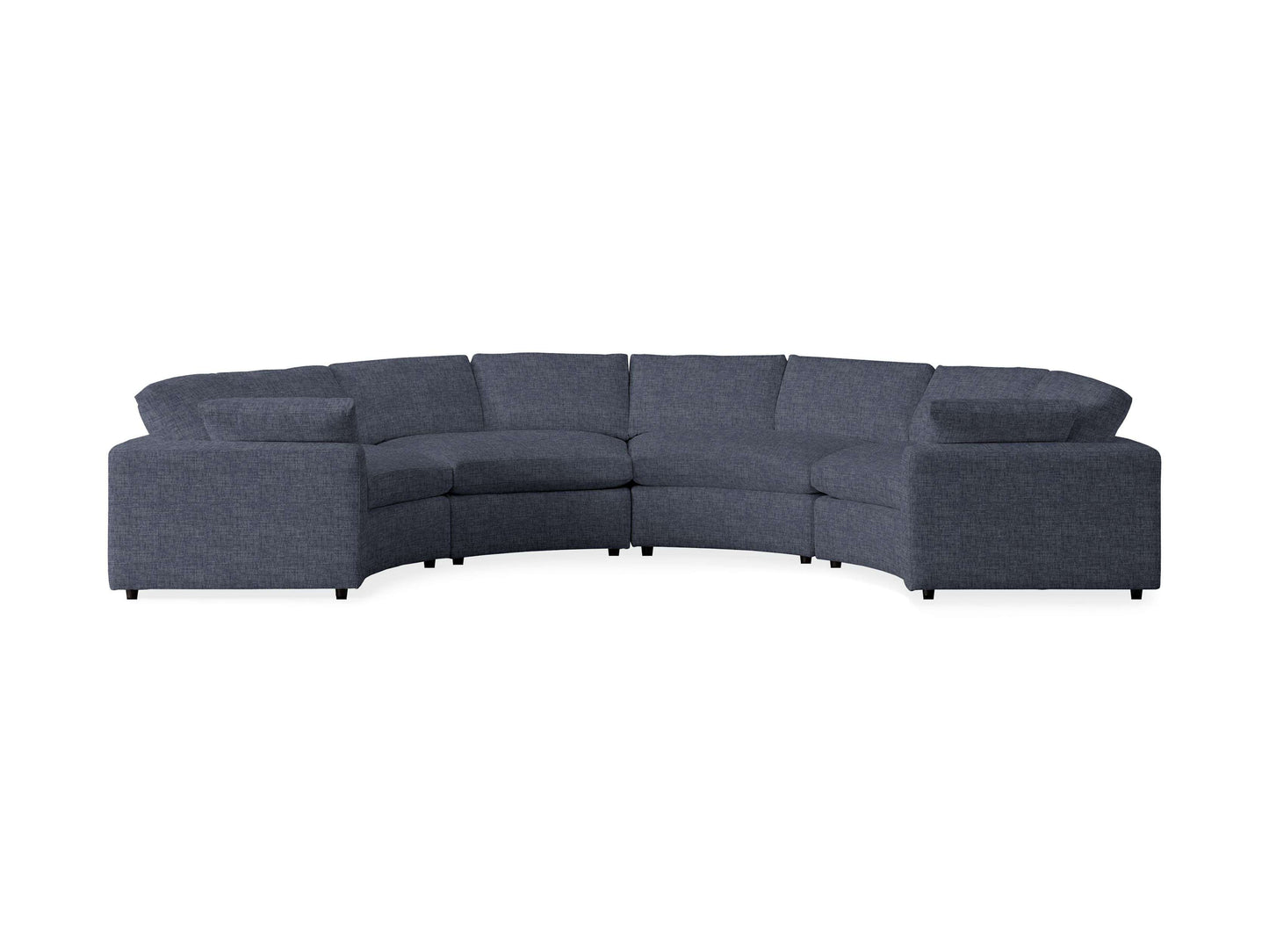 Beale Four-Piece Curved Sectional
