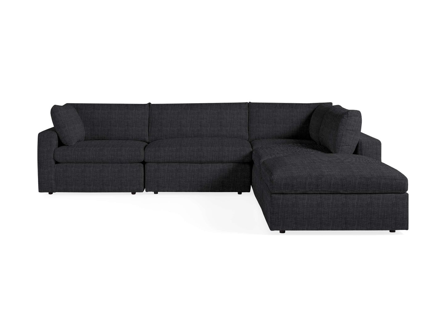 Beale Five-Piece Sectional with Ottoman