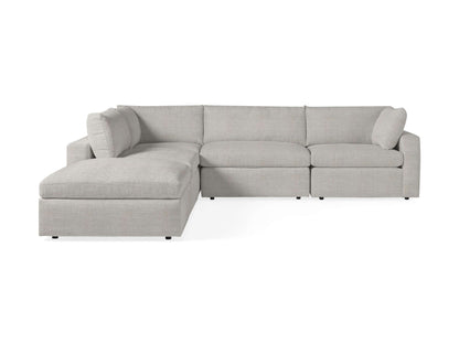Beale Five-Piece Sectional with Ottoman