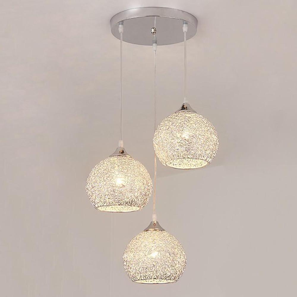 Semi-Transparent Cluster Metal Bar Pendant Light with Sternly Durable Adjustable