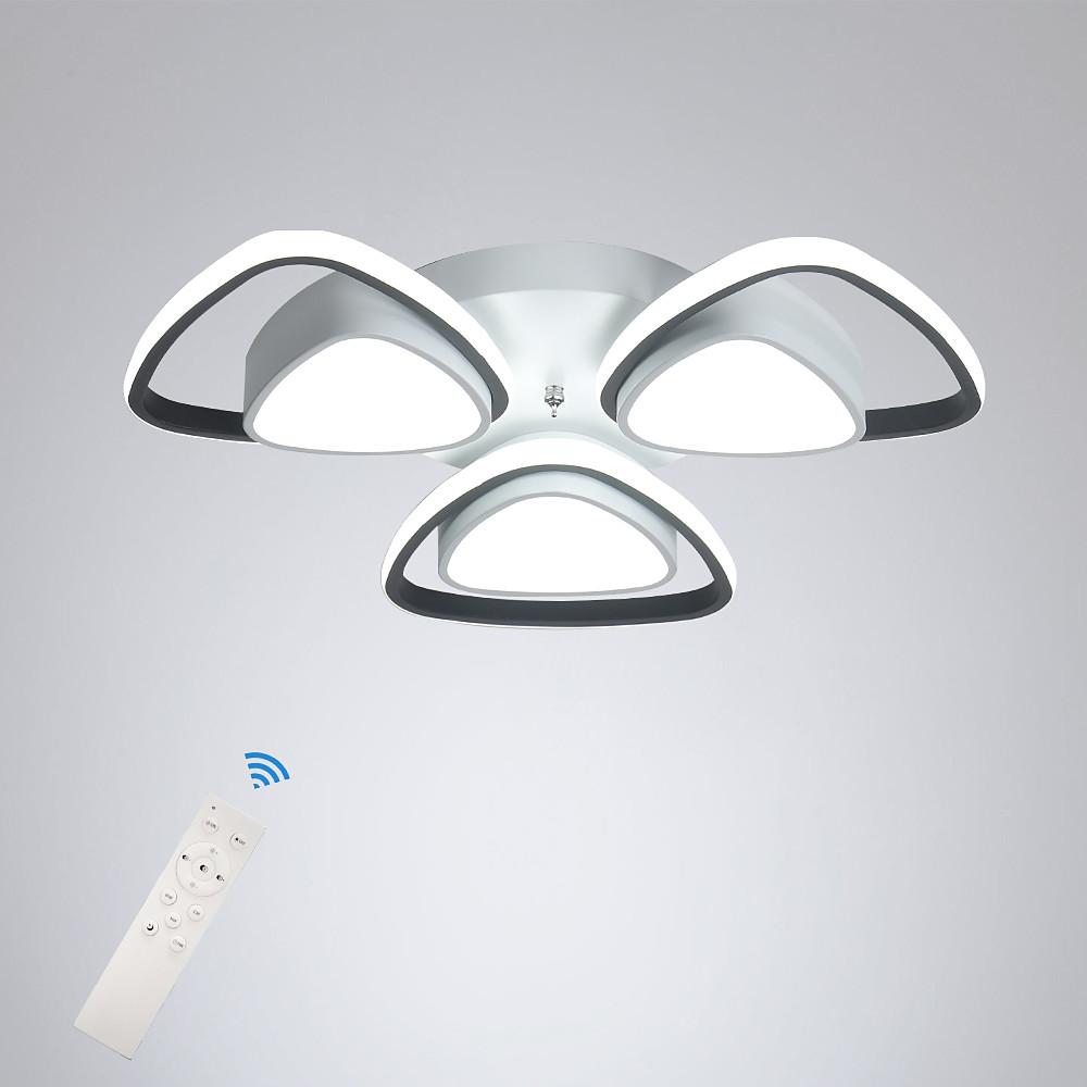 Unique Geometric LED Flush Mount Ceiling Light for Hallway Entryway