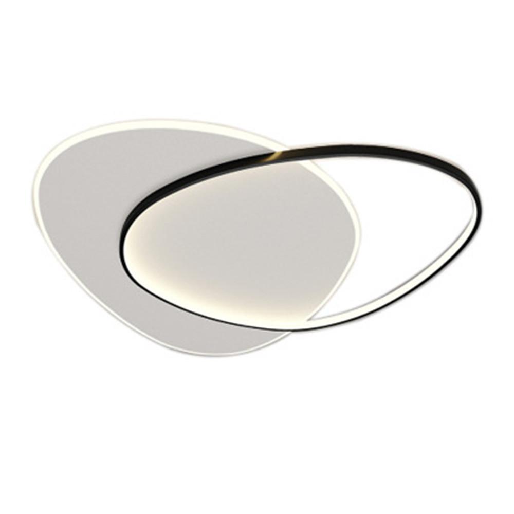 Rounded Triangles Flush Mount Ceiling Light Artistic LED Light