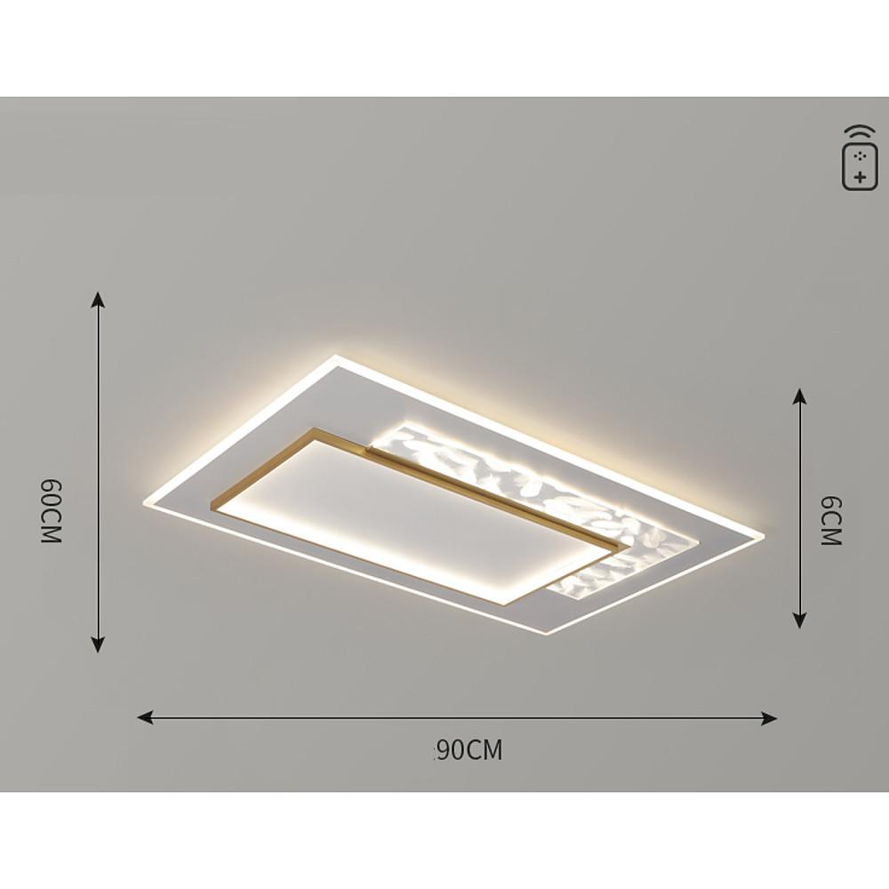 Multiple Squares Pattern Metal LED Flush Mount Ceiling Light for Living Room