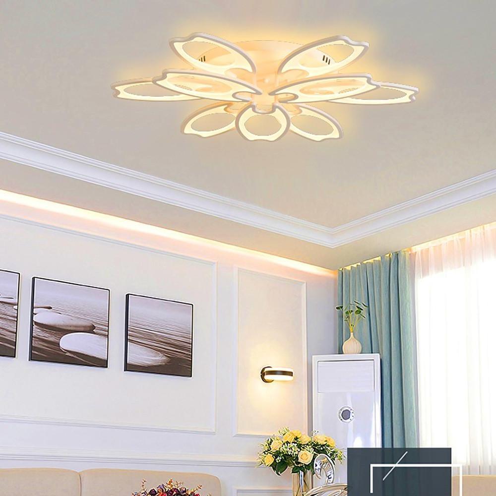 Flower Novelty Flush Mount Ceiling Light Fixtures Modern LED Ceiling Light