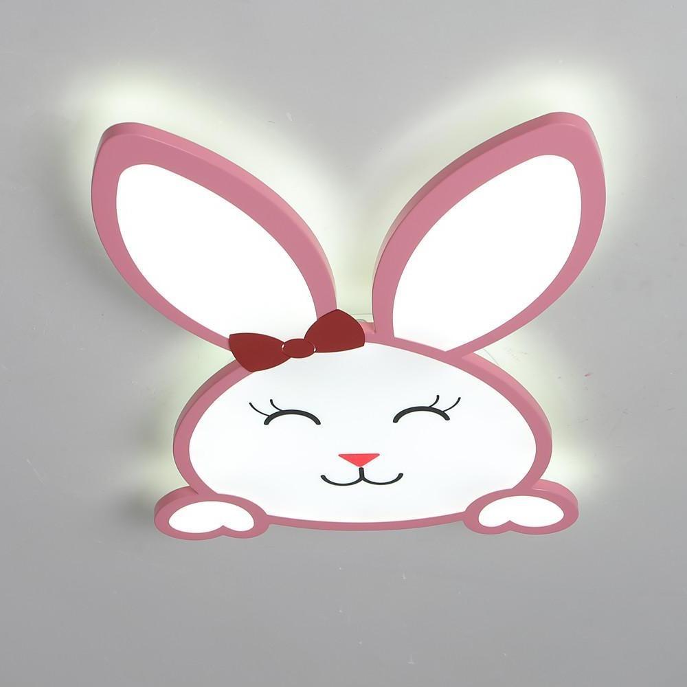 Novelty Bunny LED Flush Mount Ceiling Light for Baby Kids Lighting