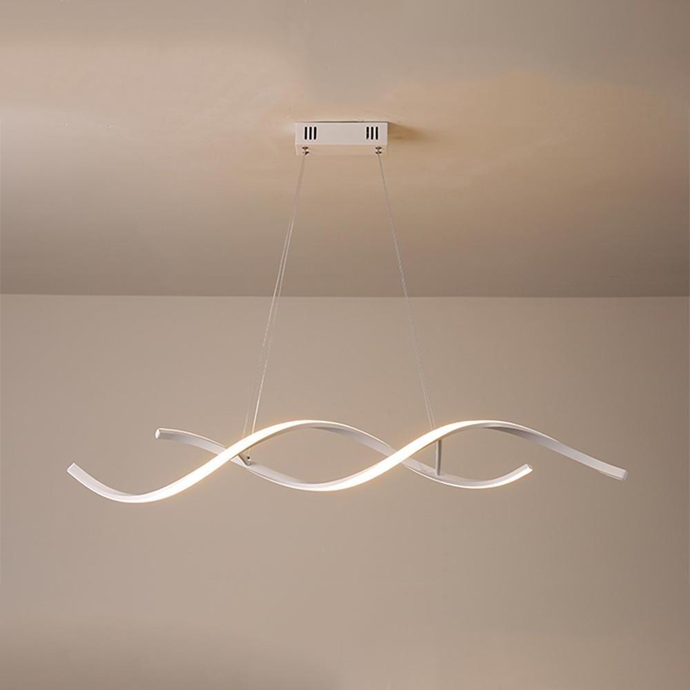 Wave Design Modern Pendant Lighting Minimalist Ceiling Light for Elegant Interiors