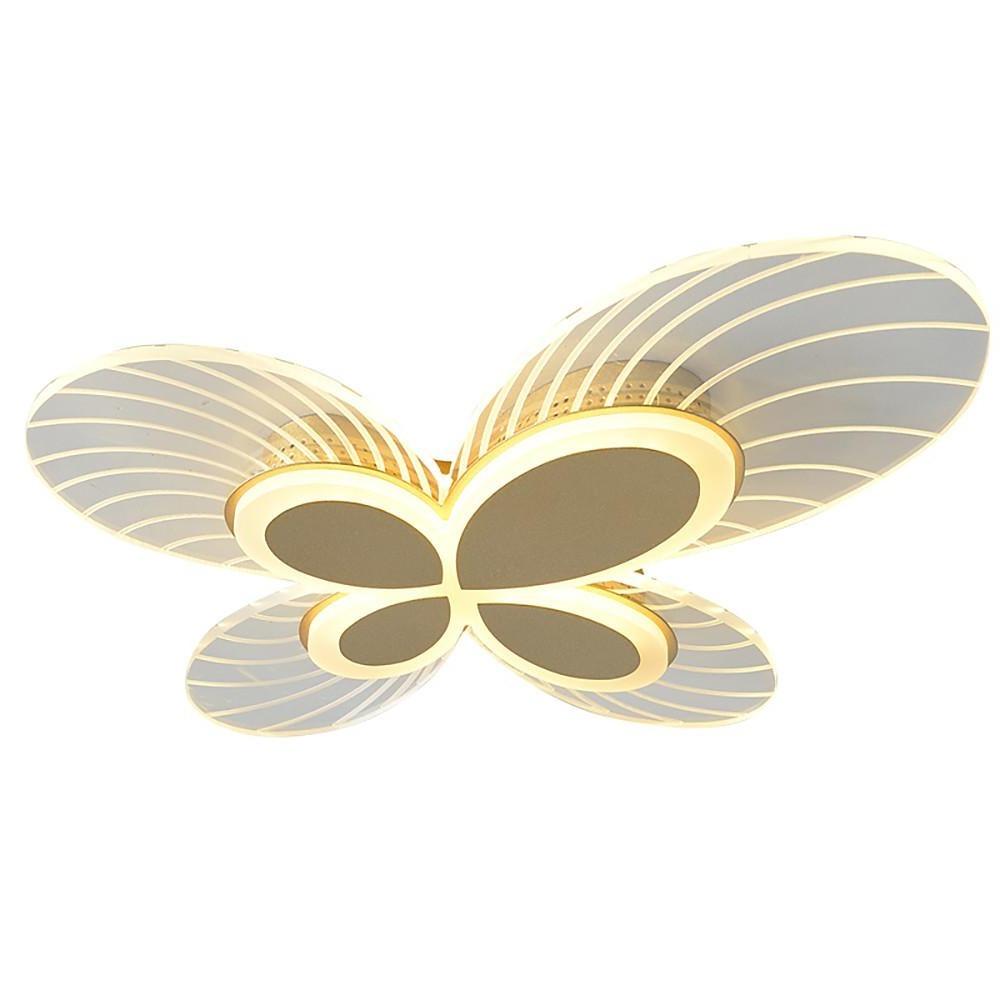 Butterflies Shaped Dimmable LED Nordic Flush Mount Lighting Ceiling Light