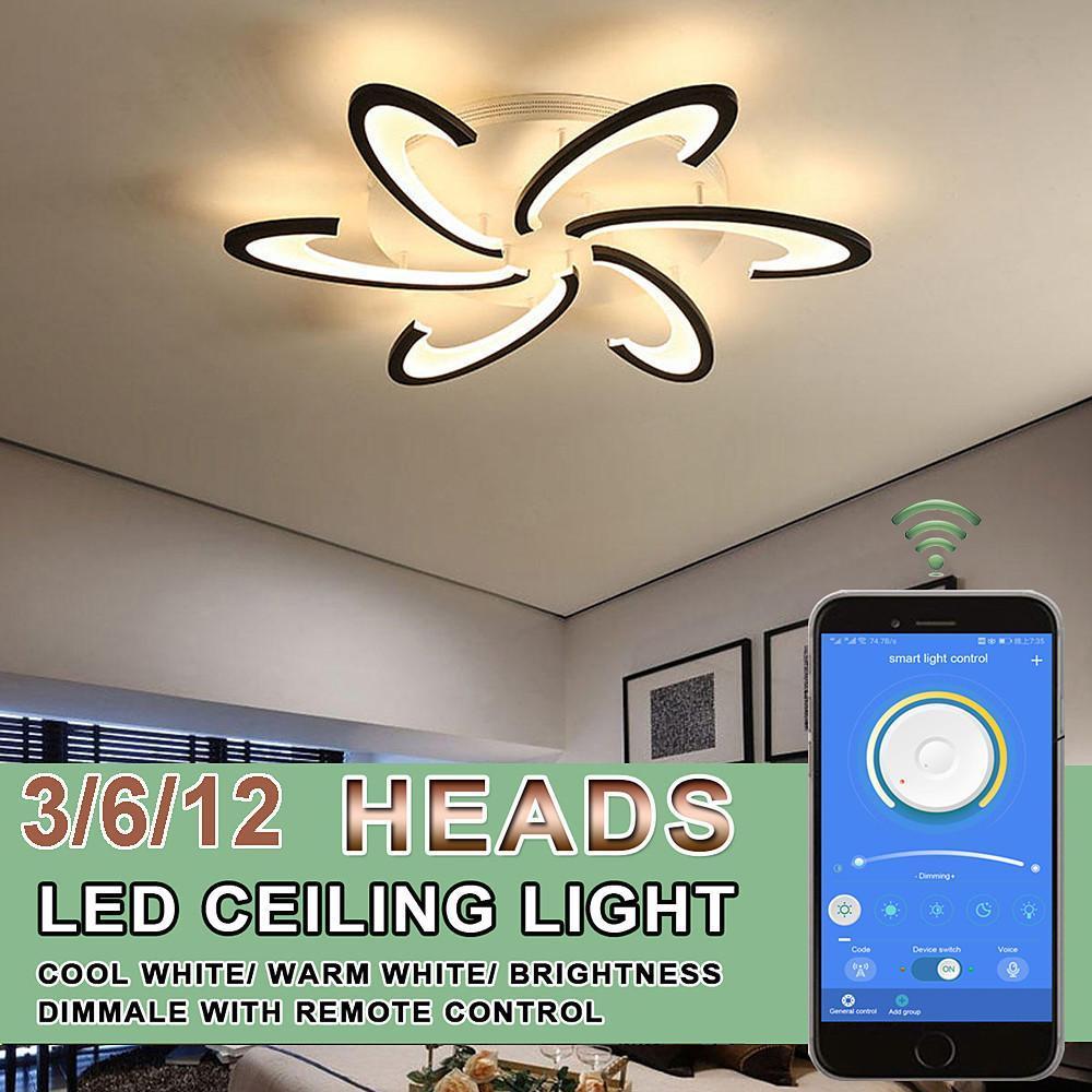 Artistic Flush Mount Ceiling Lights Geometric Acrylic LED Lights