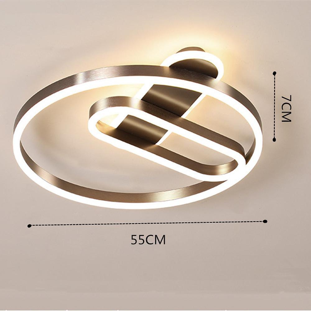 Geometric Circle LED Modern Flush Mount Lighting Ceiling Lights Hanging Light