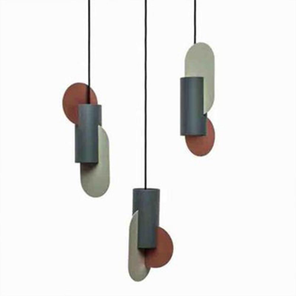 Creative Geometric Electroplated Metal LED Modern Pendant Lighting