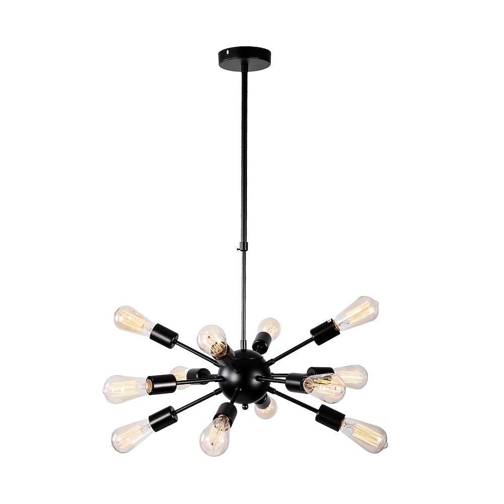 Modern Dining Room Chandeliers Kitchen Sputnik Chandelier with 12 Bulbs