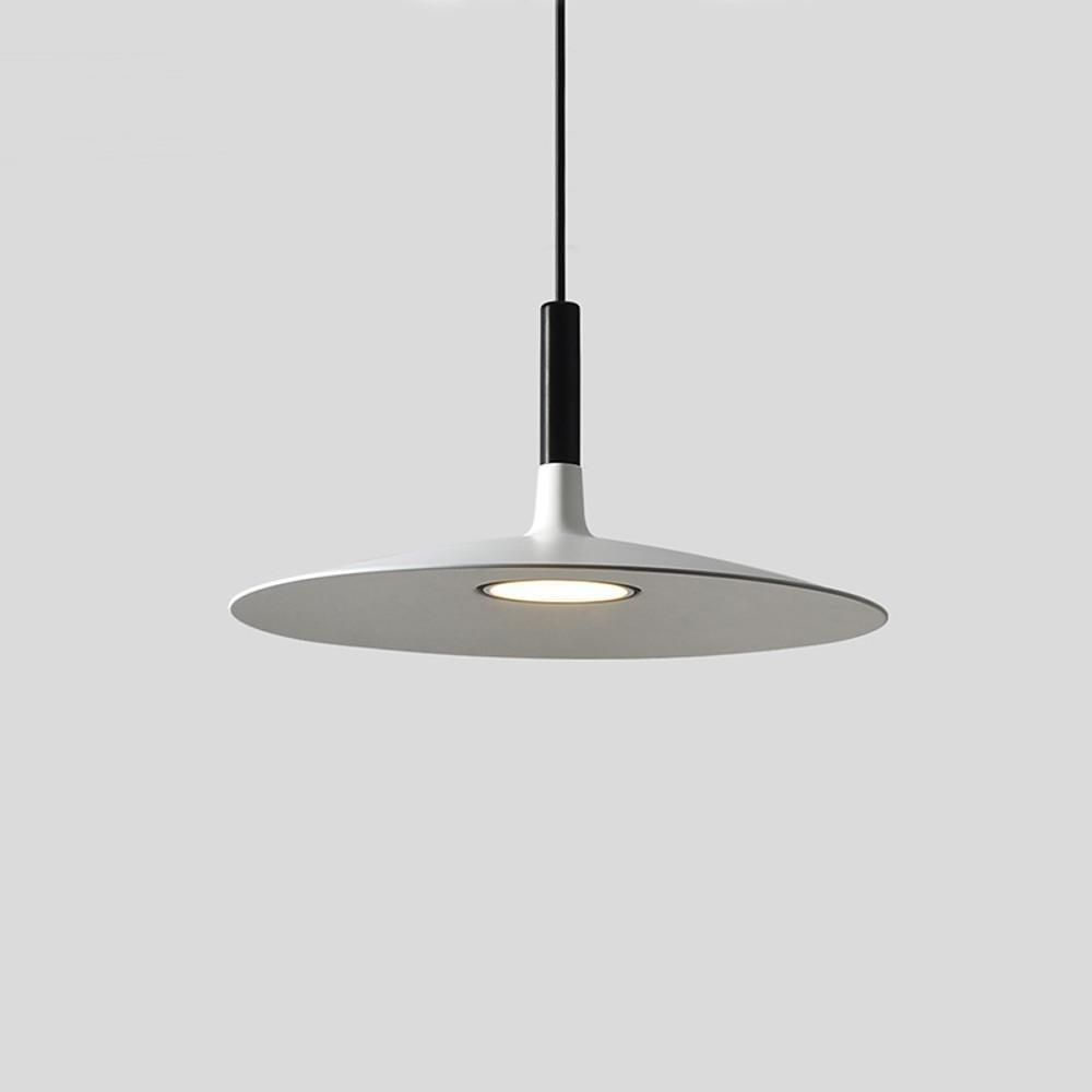 Flat Circular Design Industrial Pendant Lighting Modern Metal Kitchen Lighting Dining Room Lighting Ceiling Light