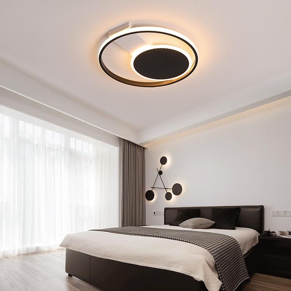 Dual Circle Flush Mount Lights LED Bedroom Ceiling Lights