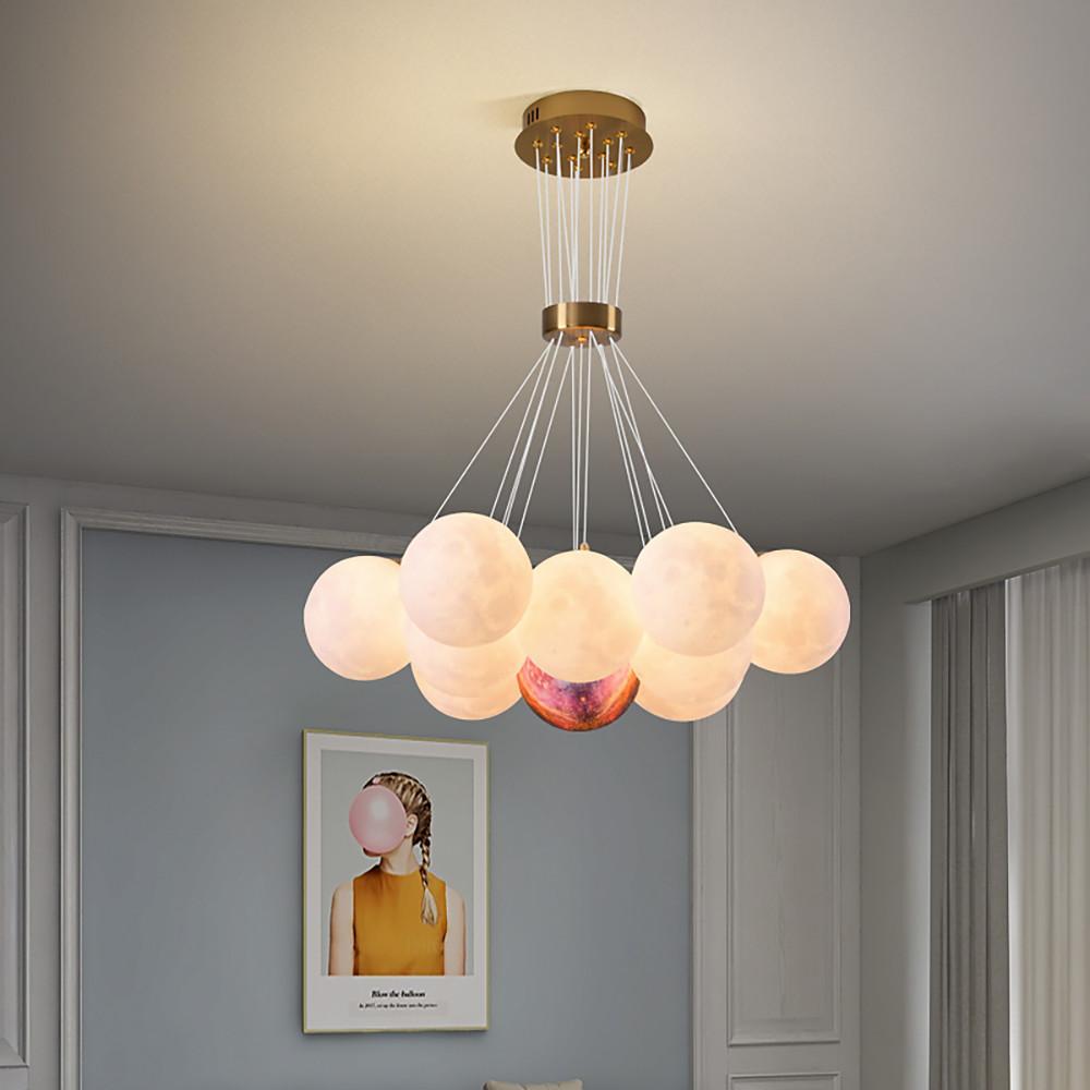 Modern Cluster Globe Chandelier Pendant Light Island Lights Hanging Lamp