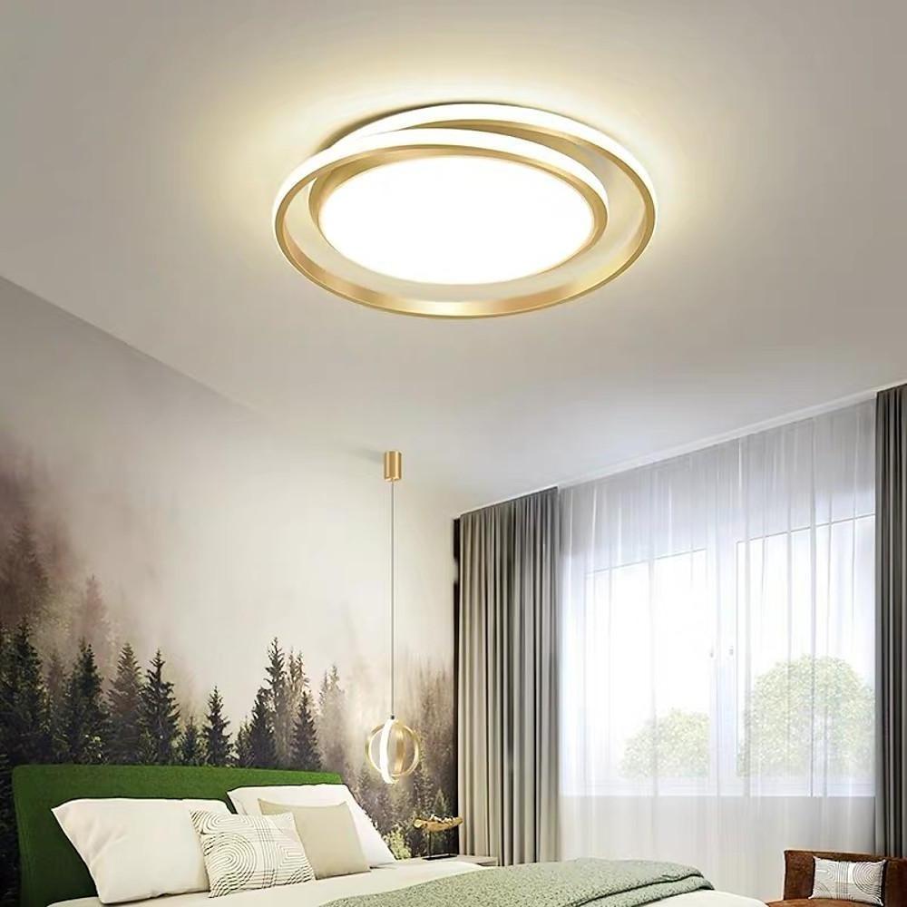 Creative Circular LED Modern Ceiling Lights Flush Mount Lighting