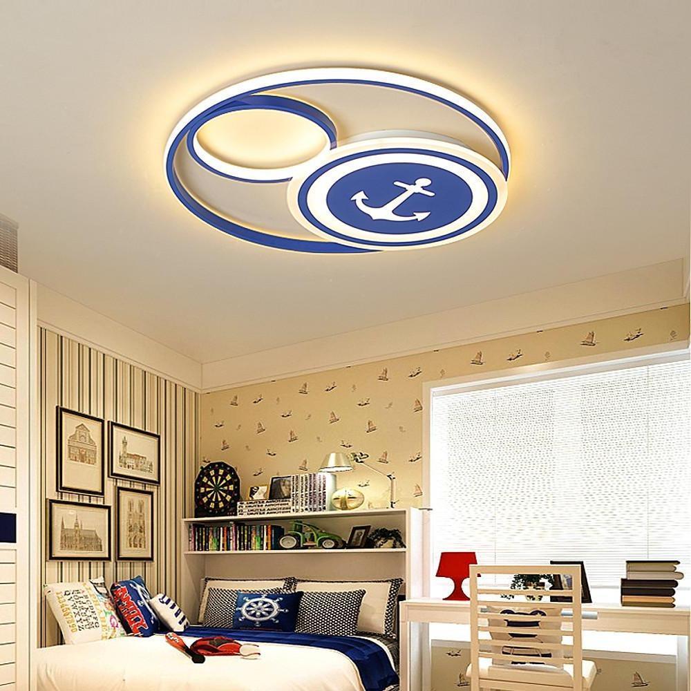 Novelty Circular Dimmable LED Modern Flush Mount Lighting Ceiling Lights