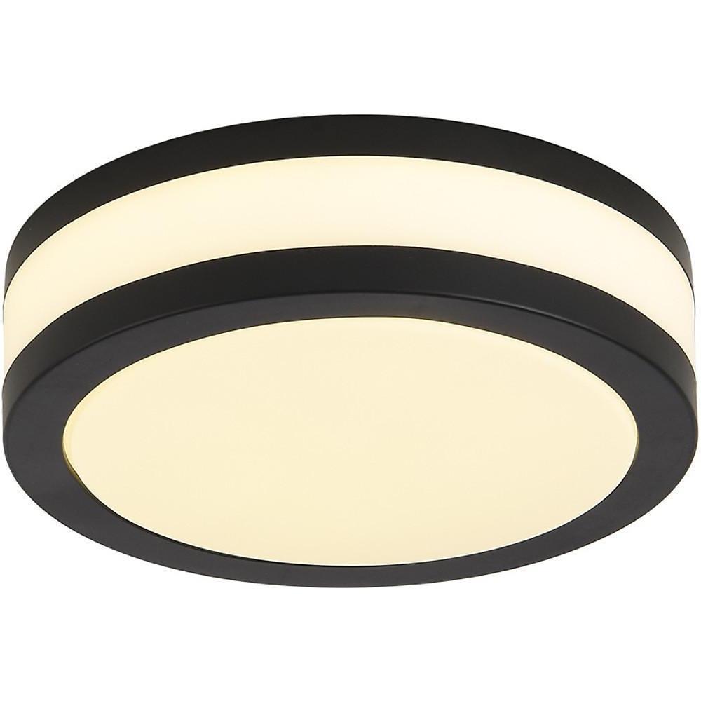 Thick Round Flush Mount Light Fixture Modern LED Ceiling Light