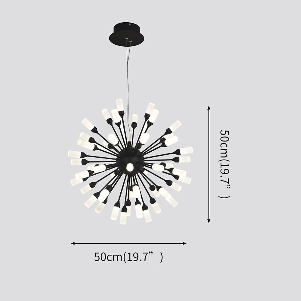 Novelty Cluster Globe Design Chandelier Light Metal Acrylic Ceiling Light