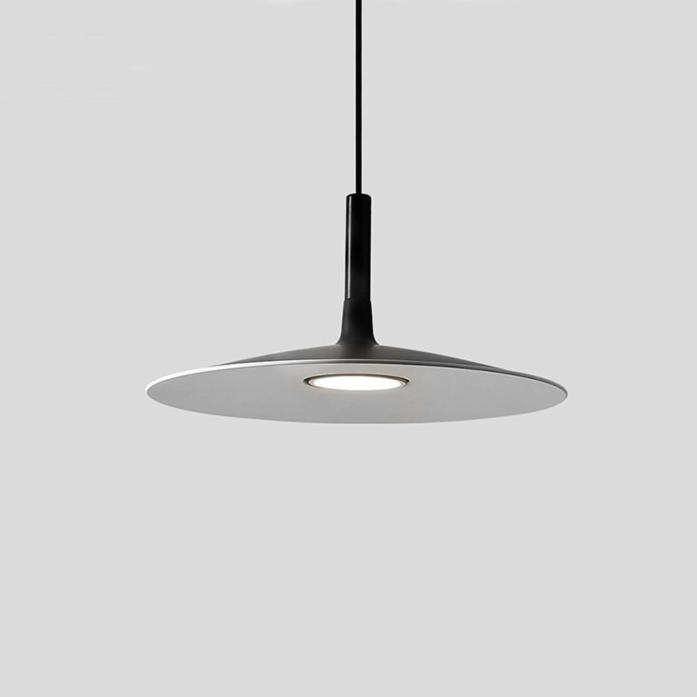 Flat Circular Design Industrial Pendant Lighting Modern Metal Kitchen Lighting Dining Room Lighting Ceiling Light