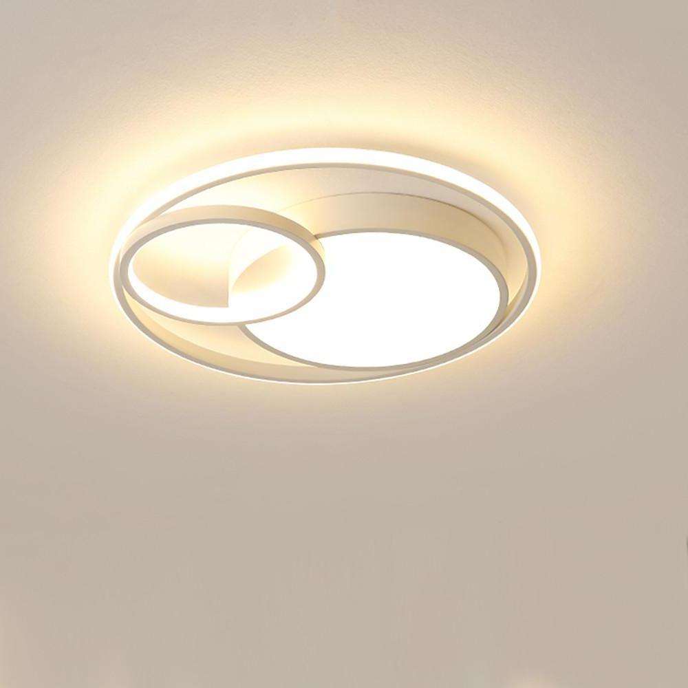 Tiered & Minimalist LED Overlapping Geometric Flush Mount Ceiling Lights