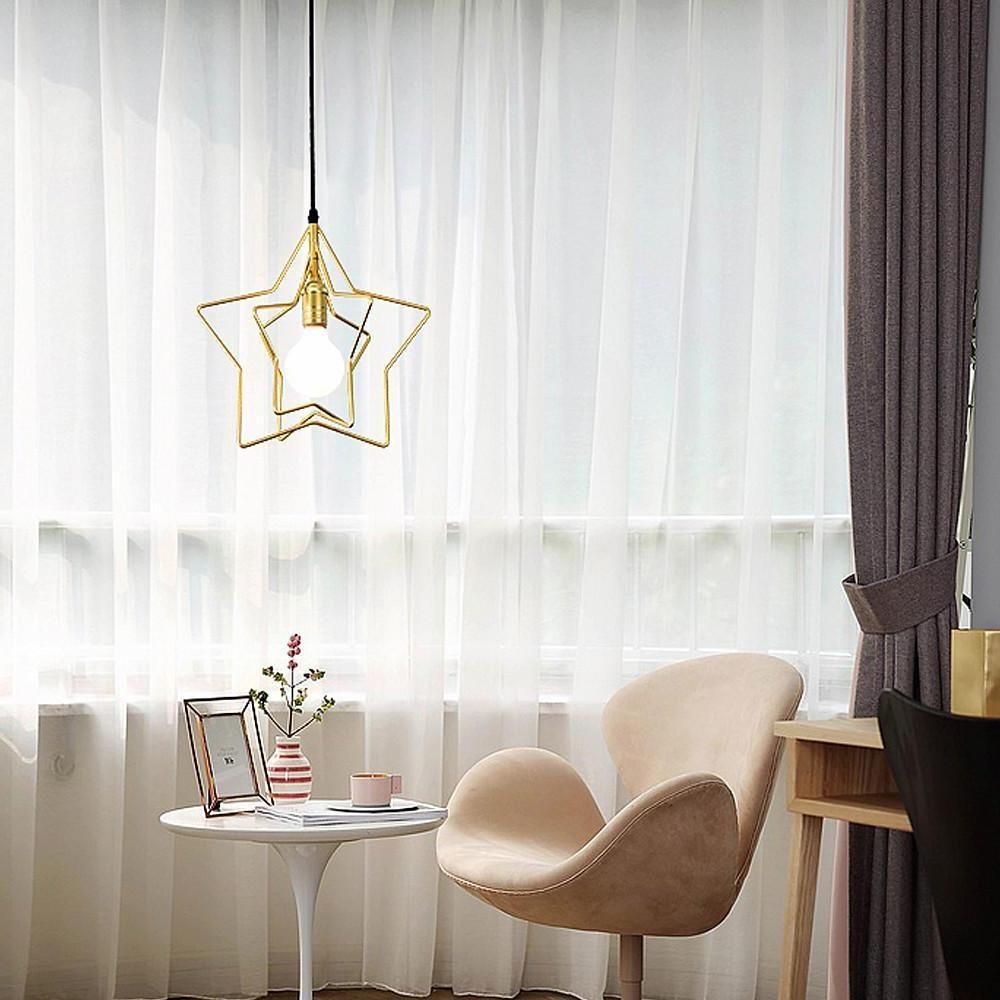 Multiple Star Shaped LED Modern Pendant Light Hanging Lamp Island Lights