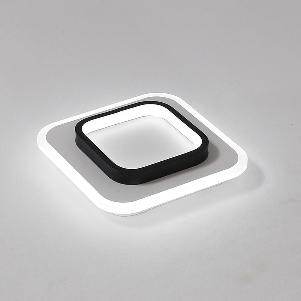 2 Light Square Flush Mount Ceiling Light LED Light