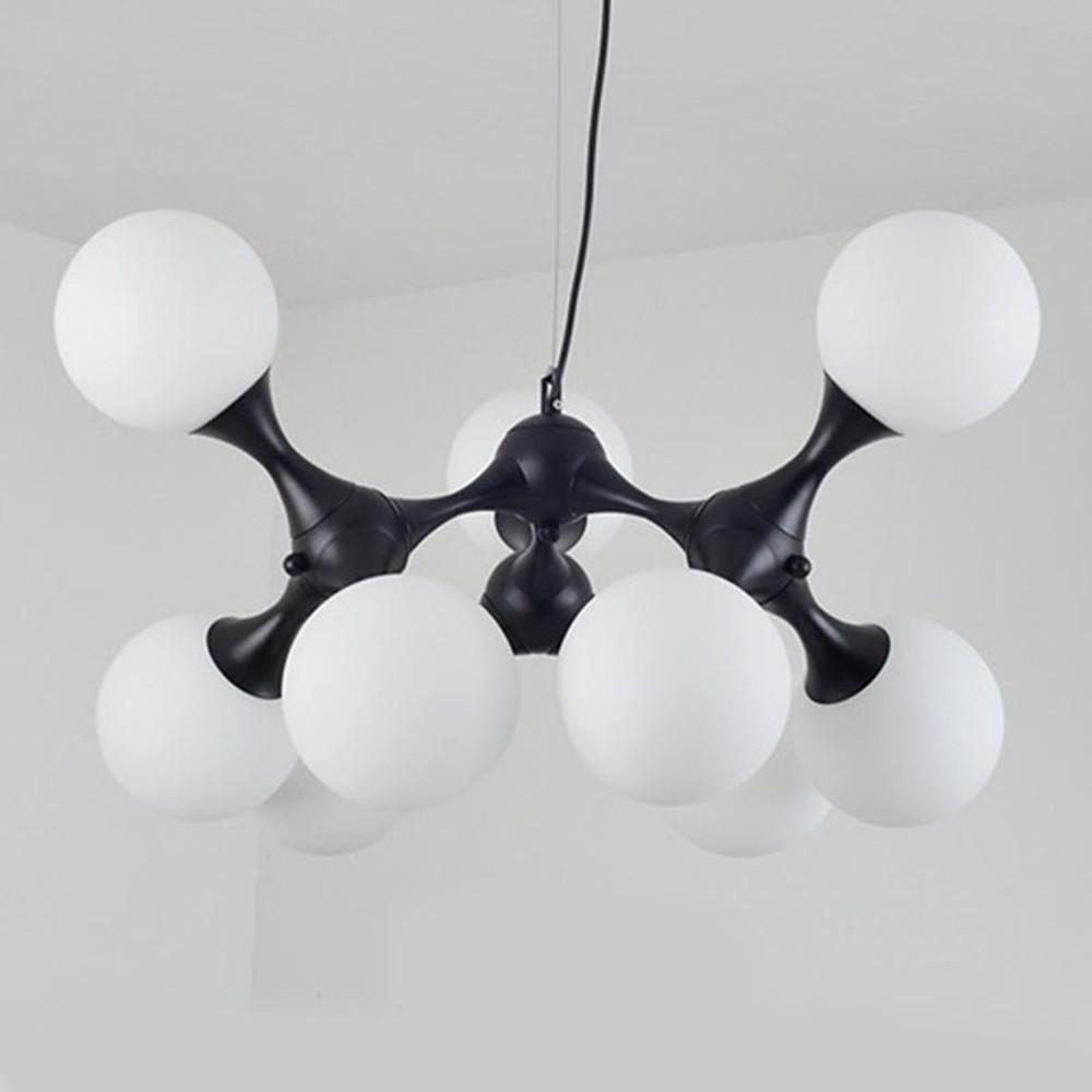 Modern Globe Sputnik Chandelier Bubble Chandelier 9 Bulbs