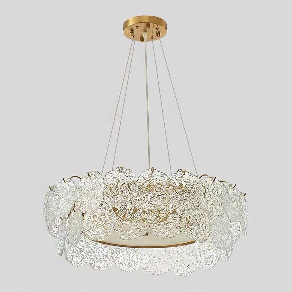 Shell Chandeliers Glass Acrylic LED Kitchen Dining Room Lighting Ceiling Light