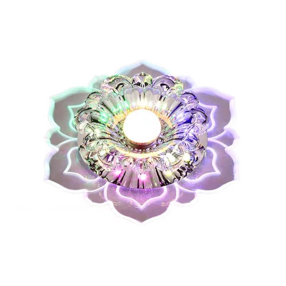 Floral Ornate LED Flush Mount Ceiling Light for Baby Kids