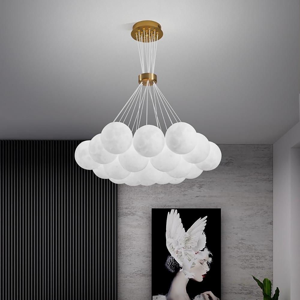 Modern Cluster Globe Chandelier Pendant Light Island Lights Hanging Lamp